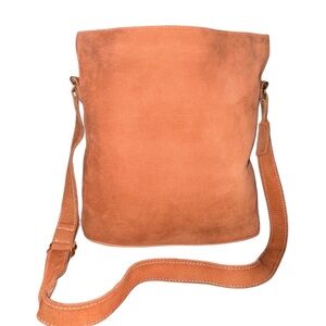 Coach Vintage 1995 Sonoma Nubuc Bucket Bag 4932 Made in USA Terracotta